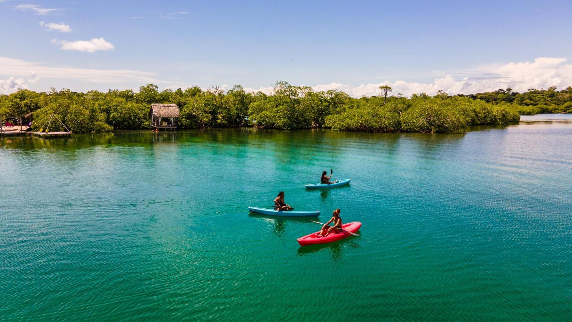 Urraca Monkey Island Eco Resort (Adults Only) Punta Laurel Exterior photo